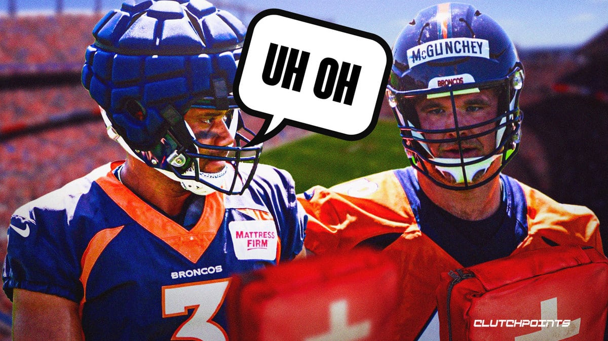 Broncos, Mike McGlinchey, Russell Wilson, NFL Training Camp, NFL Injury