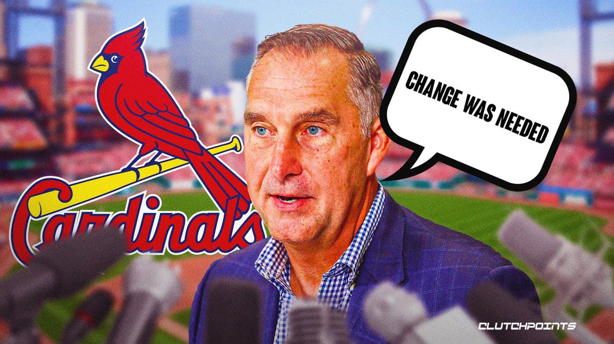 John Mozeliak say change is coming for the St Louis Cardinals