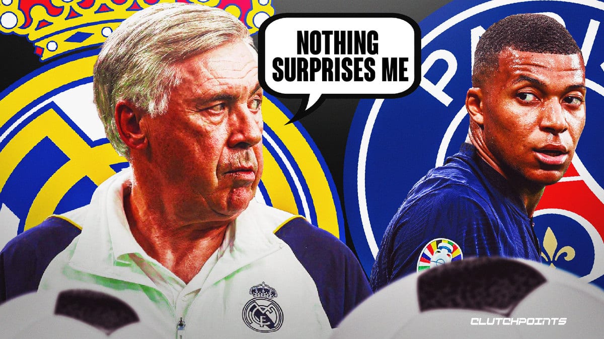 Carlo Ancelotti, Kylian Mbappe, PSG, Real Madrid