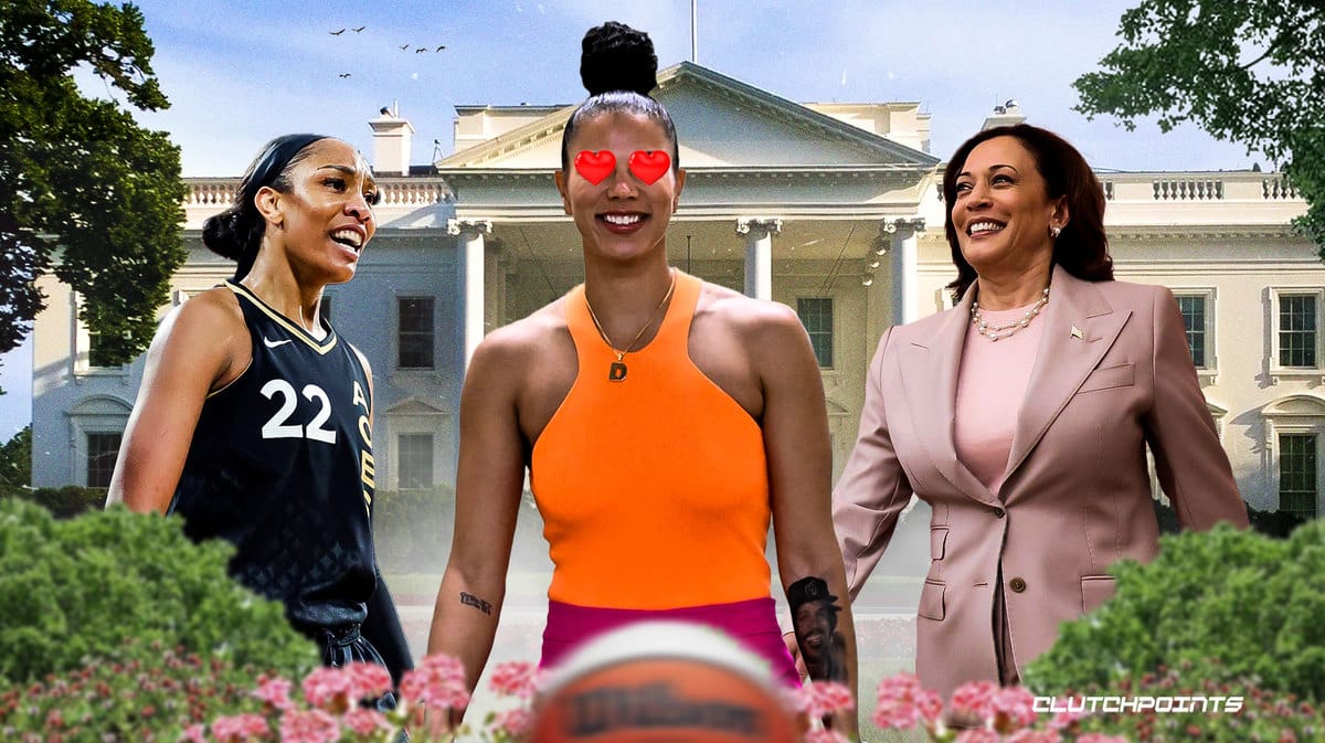 Alysha Clark, Las Vegas Aces, Alysha Clark Aces, Aces White House