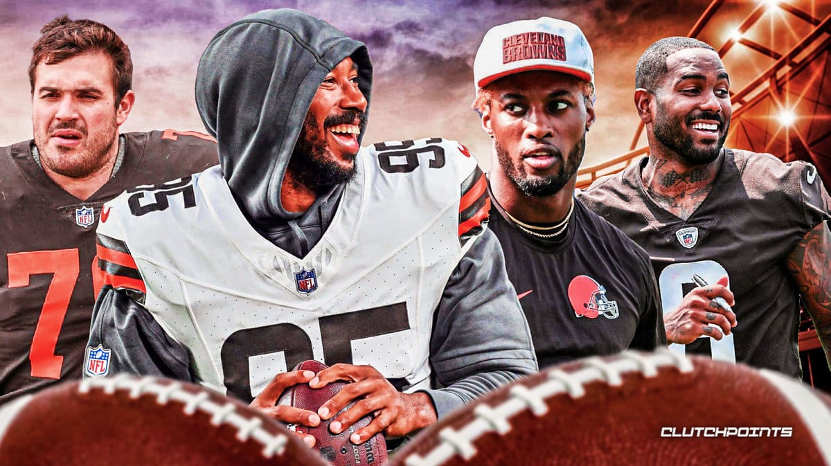 Cleveland Browns, Jack Conklin, Myles Garrett, Elijah Moore, Denzel Ward