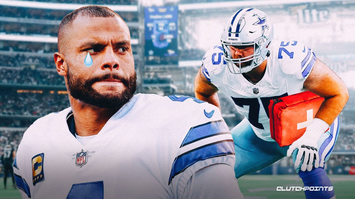 Josh Ball, Dak Prescott, Dallas Cowboys, Josh Ball injury