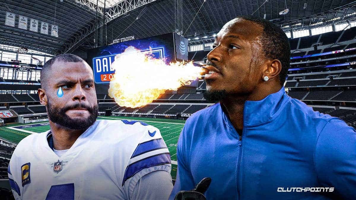 Dak Prescott, Dallas Cowboys, LeSean McCoy, NFL Training Camp, Cowboys Training Camp,