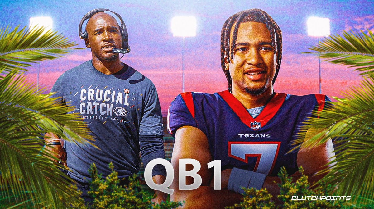 Houston Texans quarterback C.J. Stroud DeMeco Ryans Davis Mills quarterback battle