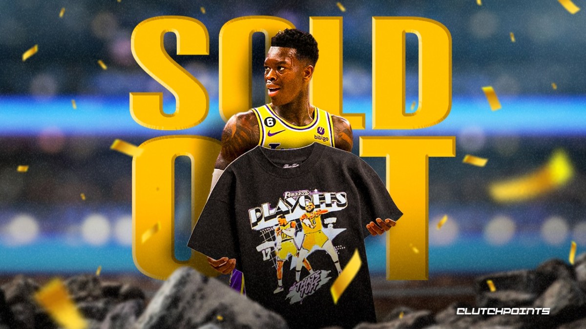 Dennis Schroder shirt, LeBron James, Lakers