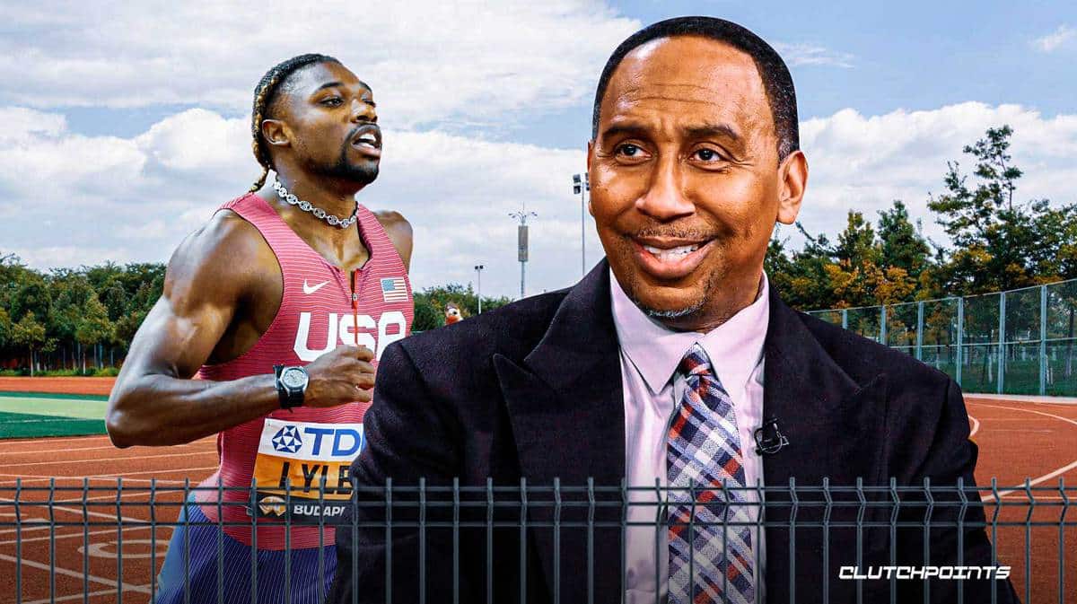 First Take, Noah Lyles, NBA, Stephen A Smith