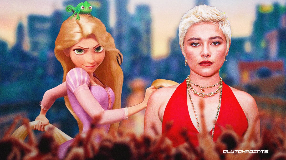 Pop Crave on X: Florence Pugh is reportedly Disney's top choice to play  Rapunzel in the rumored live-action adaptation of 'Tangled.' 🔗:    / X
