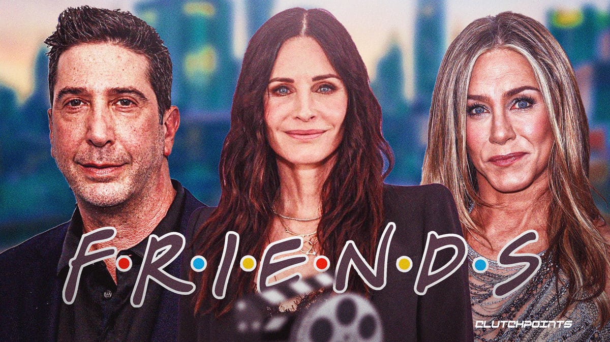 David Schwimmer, Courtney Cox, Jennifer Anniston, Friends