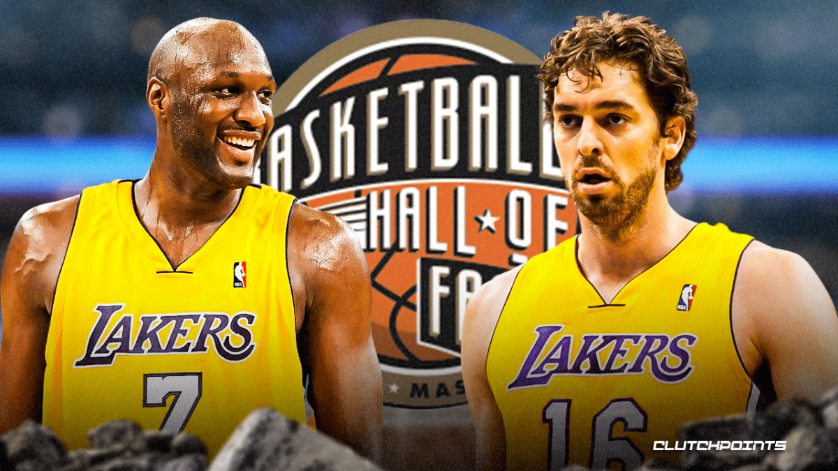 Pau Gasol, Lamar Odom, Los Angeles Lakers, Basketball Hall of Fame, Pau Gasol Hall of Fame