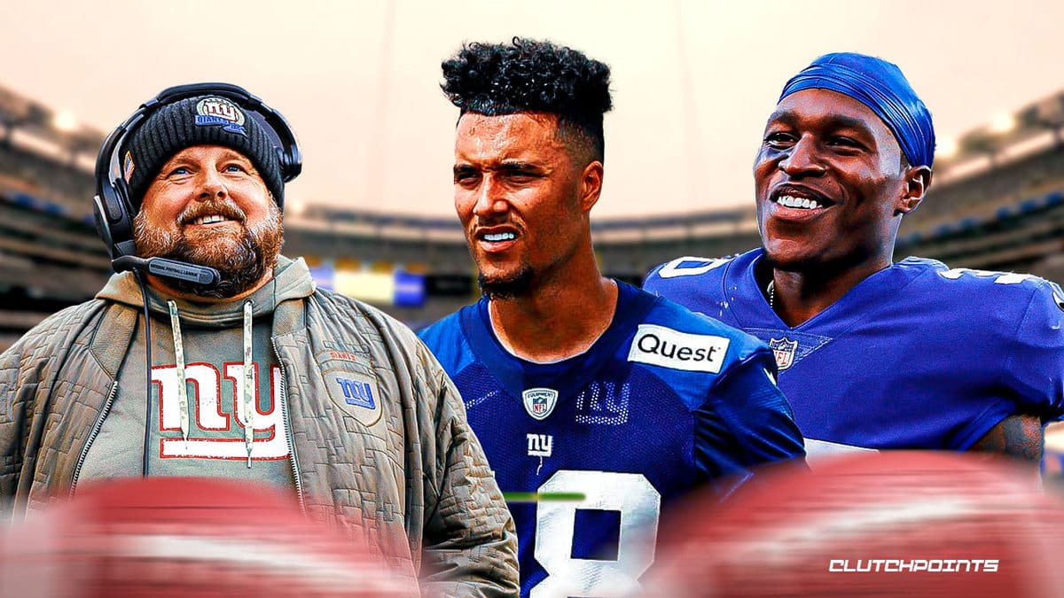 Giants, Giants roster, Giants preseason, Isaiah Hodgins, Darnay Holmes