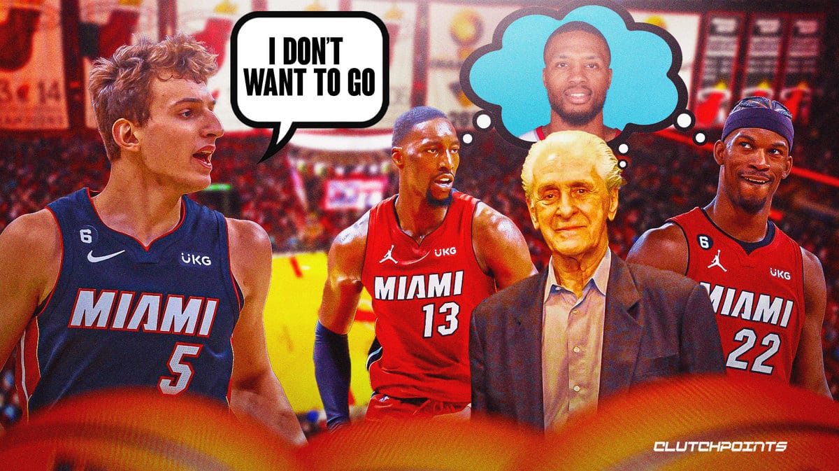 Nikola Jovic, Miami Heat, Damian Lillard, Pat Riley, Bam Adebayo, Jimmy Butler
