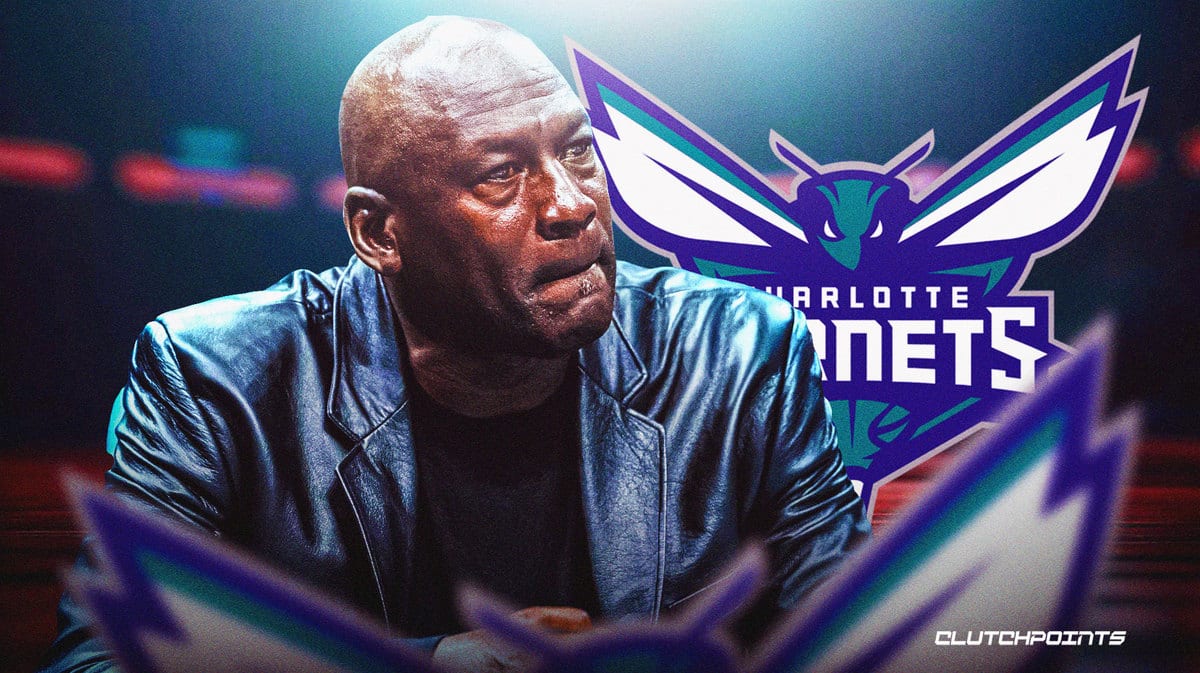 michael jordan at hornets game