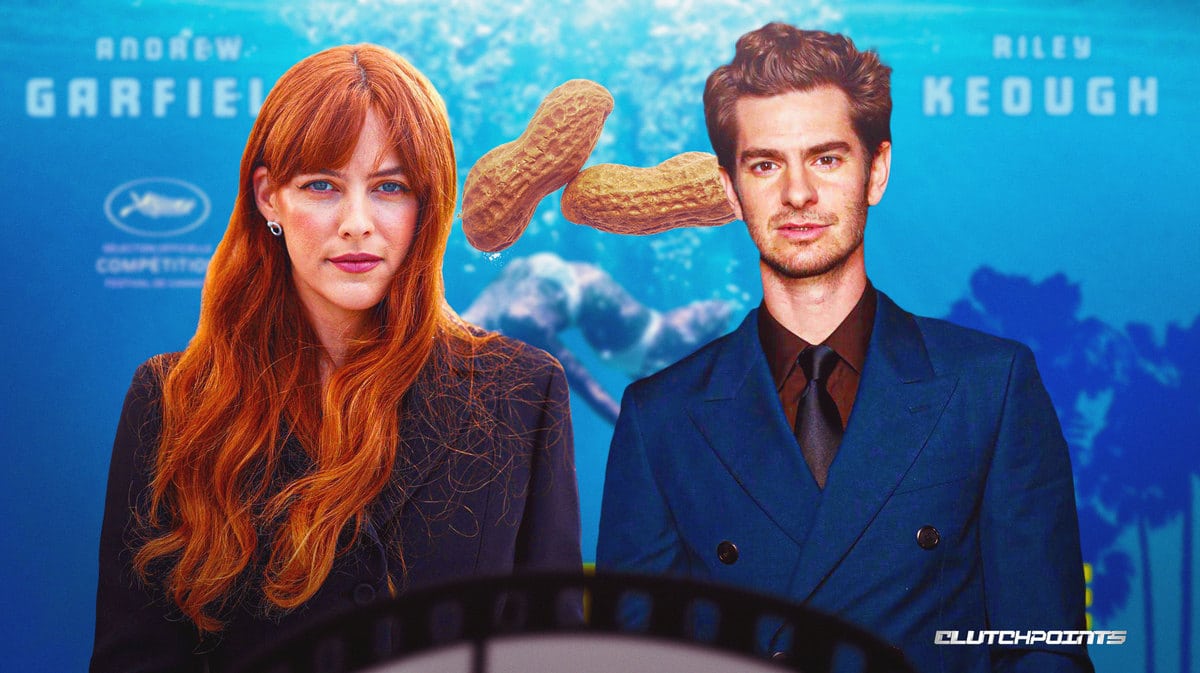 Riley Keough, peanuts, Andrew Garfield, Under the Silver Lake