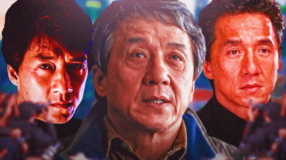 Jackie Chan in various roles throughout his career.