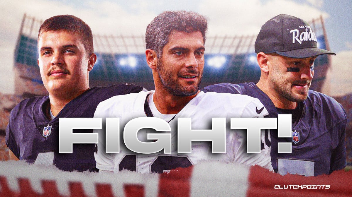 Las Vegas Raiders, Jimmy Garoppolo, Aidan O'Connell, Brian Hoyer