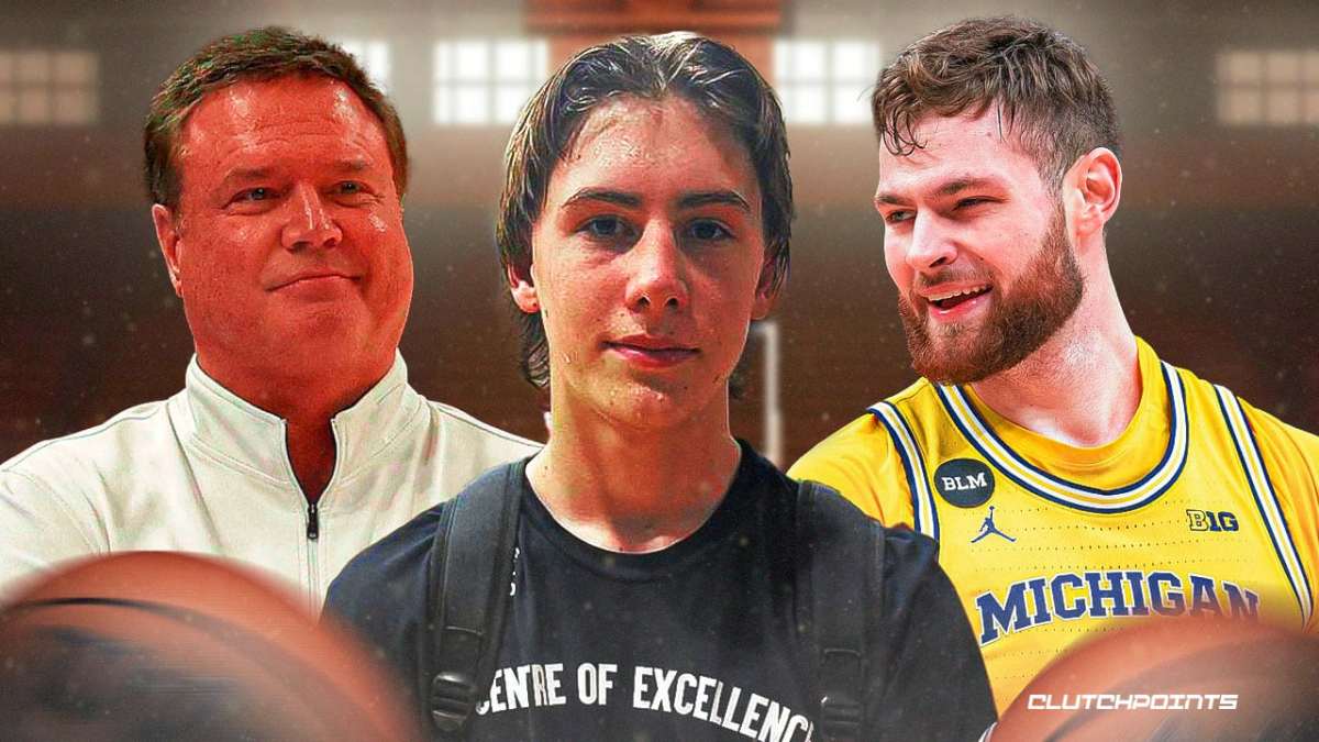 Kansas basketball, Bill Self, Hunter Dickinson, Johnny Furphy, Jayhawks