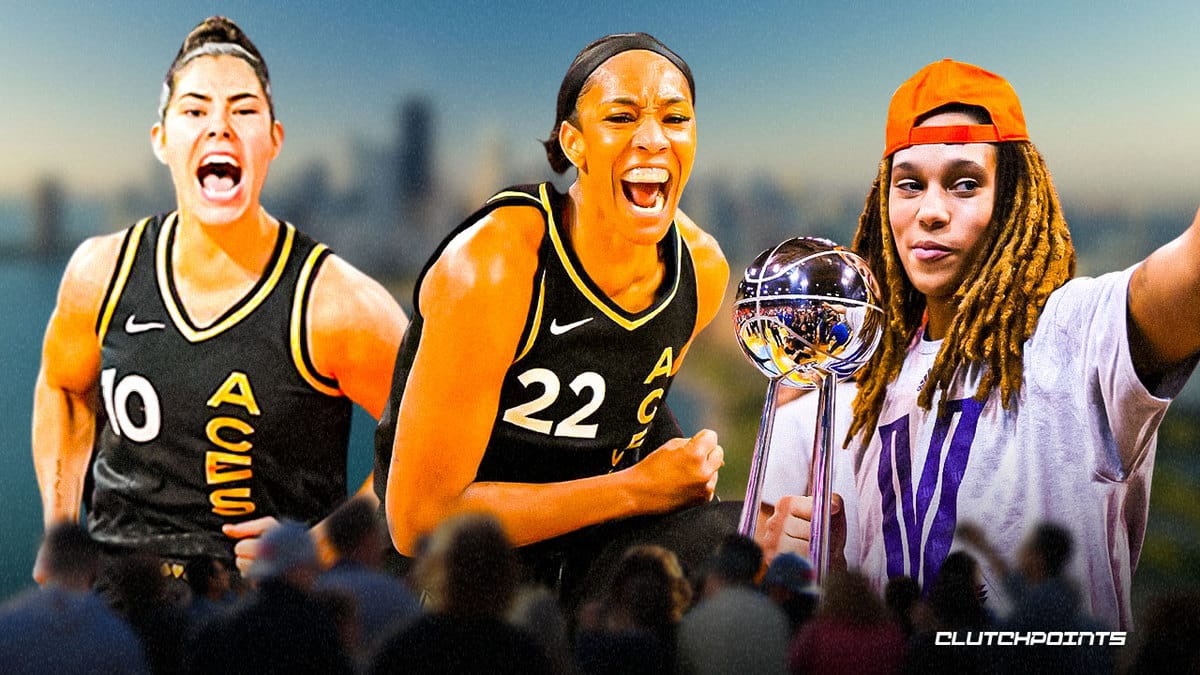 Kelsey Plum, Aces, A'ja Wilson, Brittney Griner, Mercury, record, history