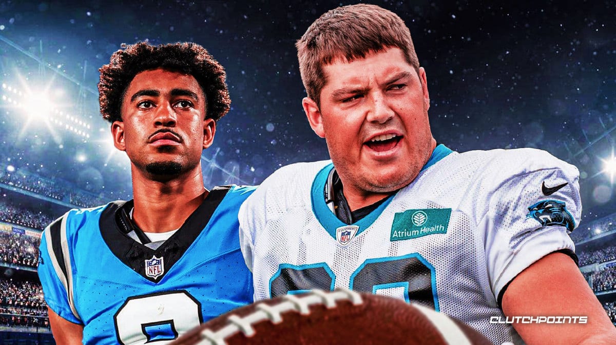 Bryce Young, Austin Corbett, Carolina Panthers