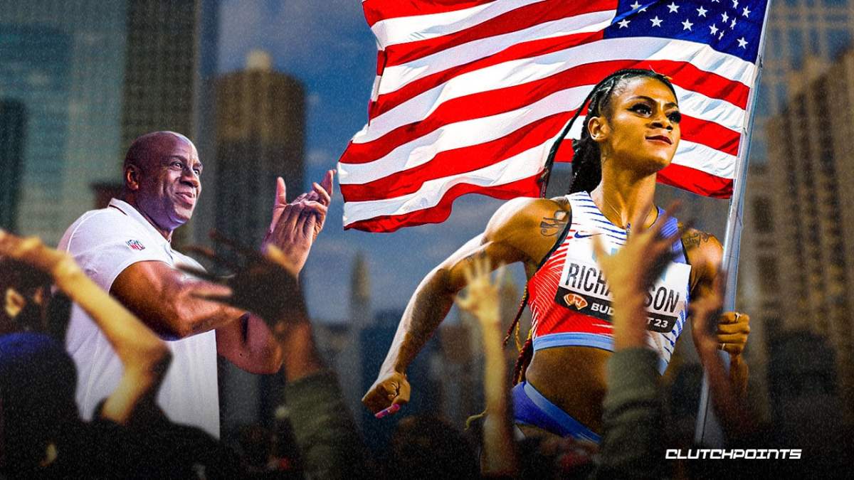 Magic Johnson, Sha'Carri Richardson, World Athletic Championships, Gabby Thomas