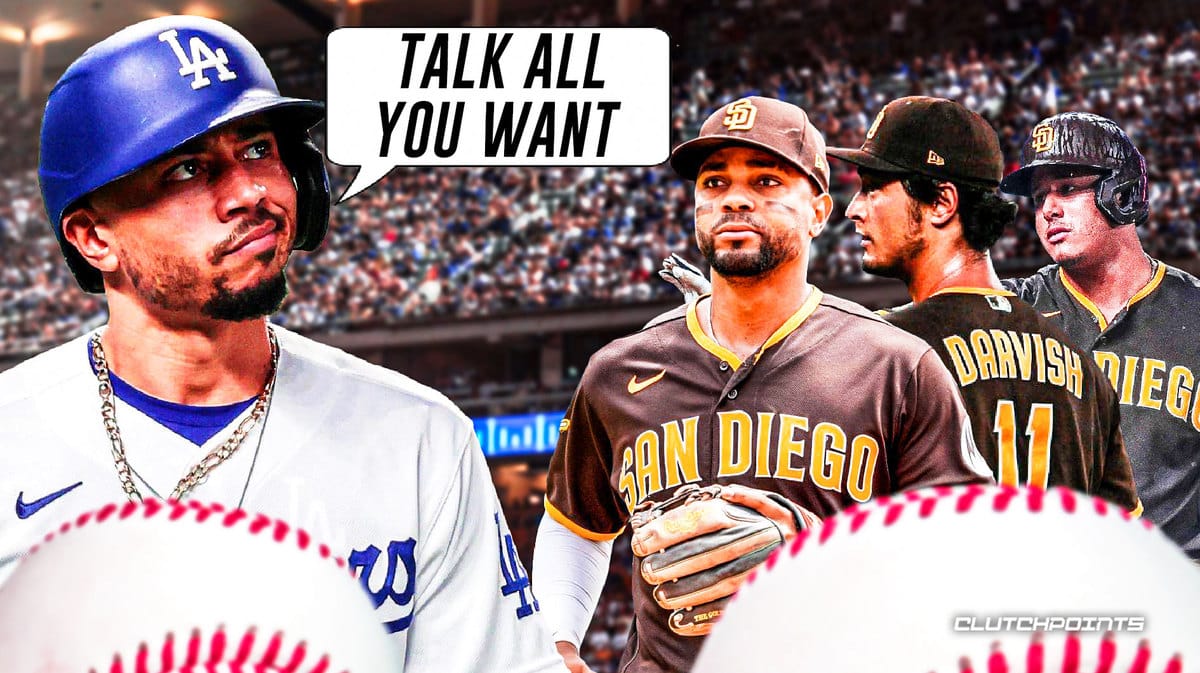 Mookie Betts, Los Angeles Dodgers, San Diego Padres