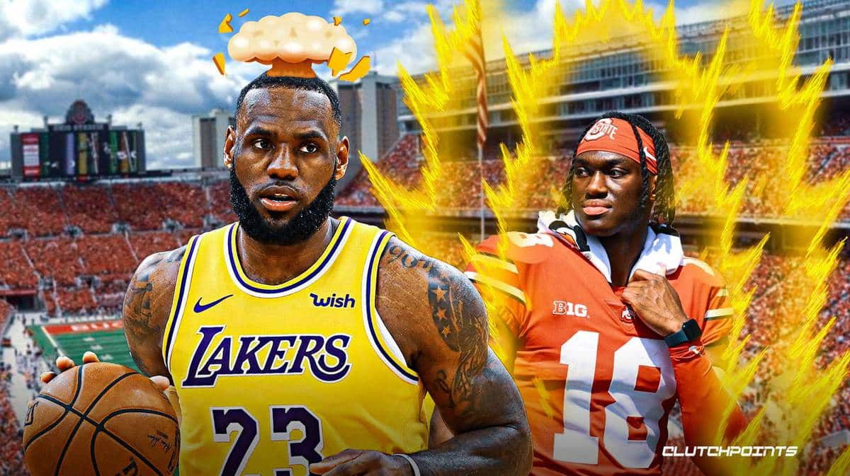 LeBron James, Marvin Harrison Jr., Lakers, Ohio State football