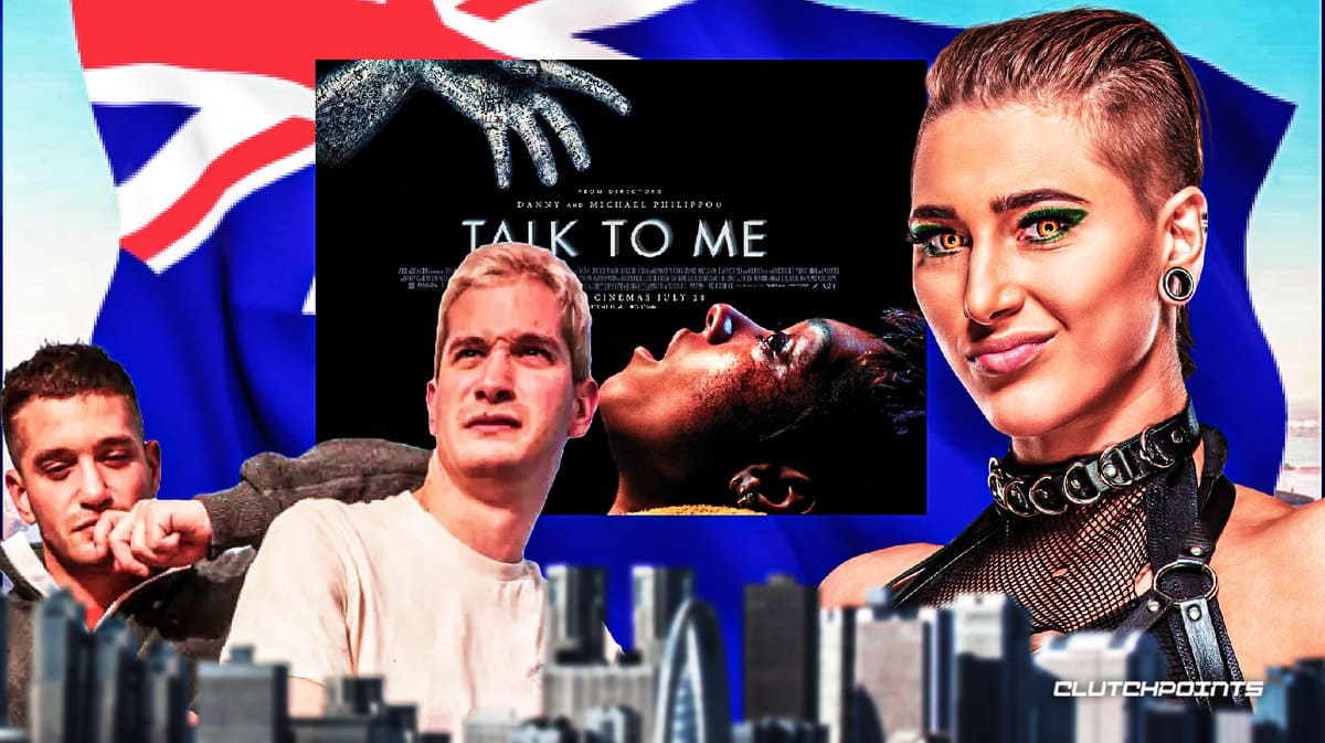 Michael and Danny Philippou (RackaRacka), Talk to Me, Australian flag, Rhea Ripley