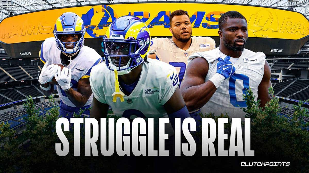 Rams, NFL Training Camp, Rams Training Camp, Derion Kendrick, Van Jefferson