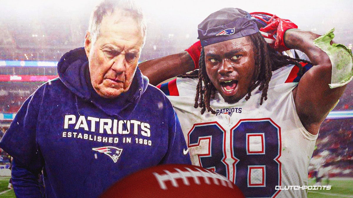 Patriots training camp Rhamondre Stevenso