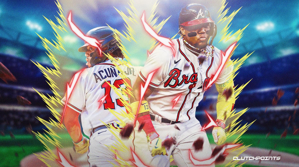 Braves' Ronald Acuna Jr. reacts to being on cusp of history after