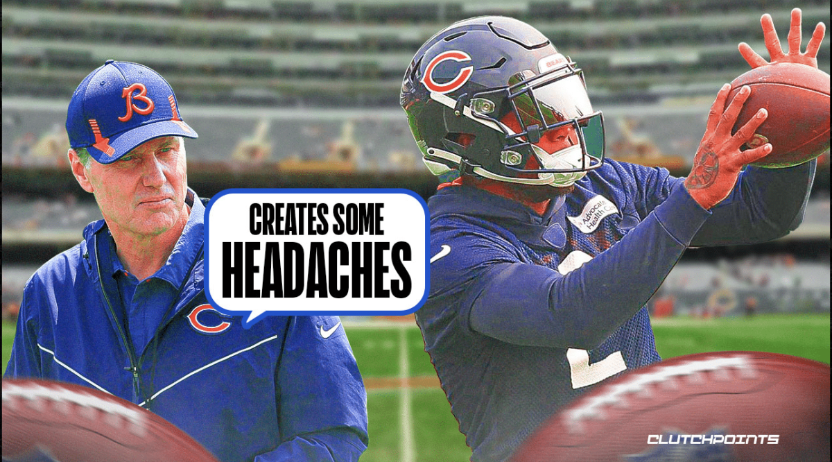 Matt Eberflus, D.J. Moore, Bears receivers, training camp