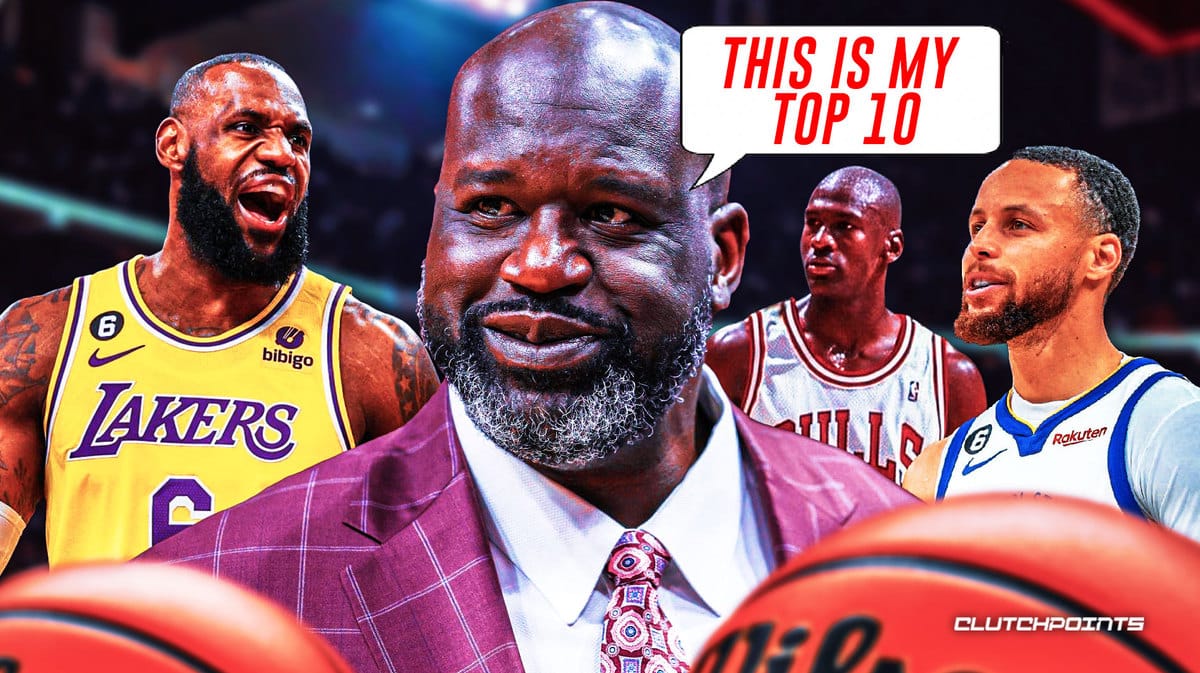 Shaquille O'Neal, LeBron James, Michael Jordan, Stephen Curry