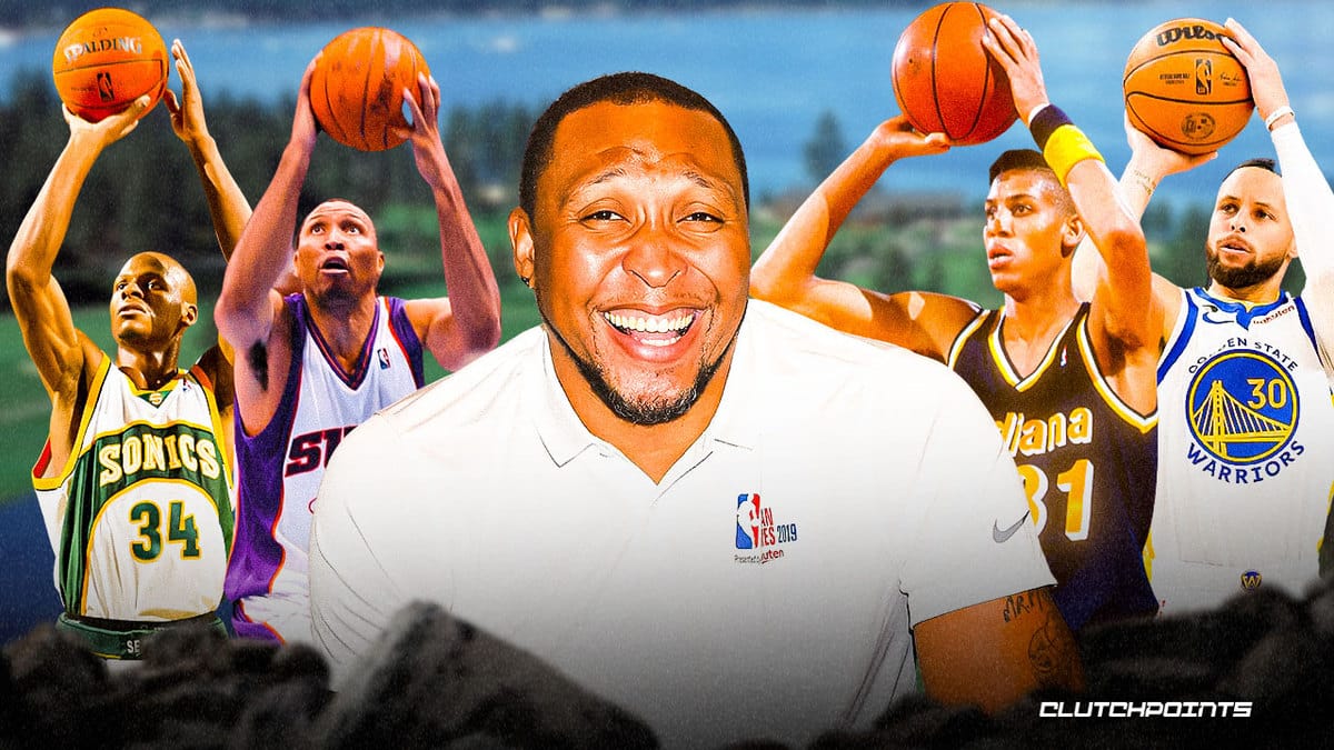 Shawn Marion, jumpshot, shot, shooting form, Suns, Reggie Miller, Stephen Curry, Ray Allen, Sonics, Pacers, Warriors