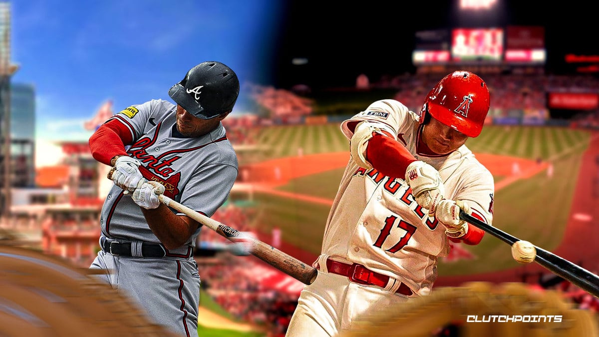 Shohei Ohtani, Matt Olson, Ronald Acuña Jr. Pete Alonso, Kyle Schwarber, Home runs, Braves, Angels