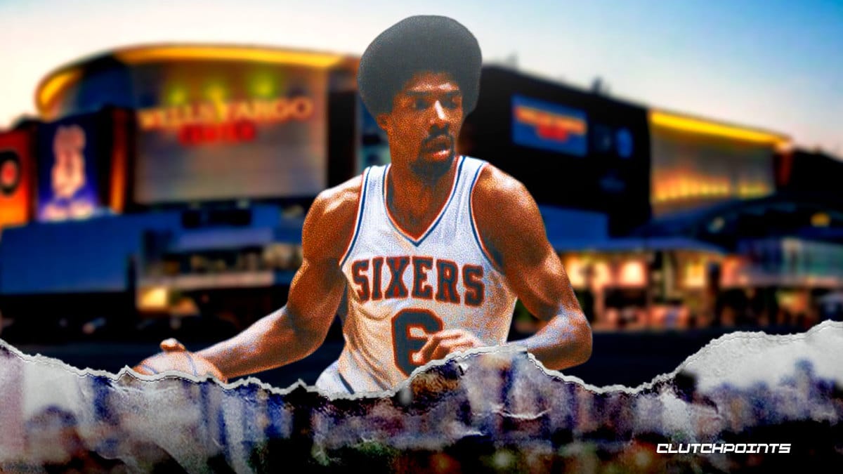 Julius Erving on the Philadelphia 76ers