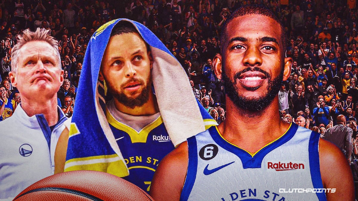 Steve Kerr, Stephen Curry, Chris Paul, Warriors