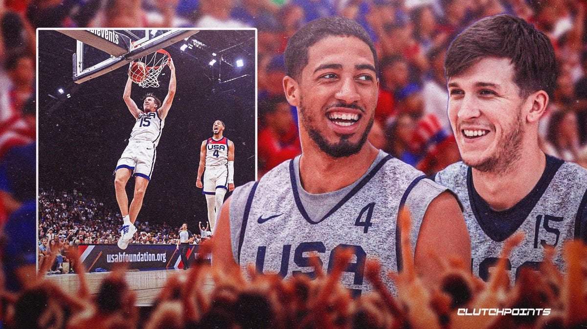 Tyrese Haliburton, Austin Reeves, Team USA