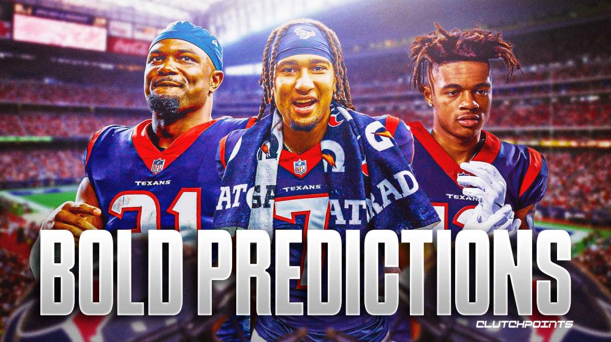 Houston Texans Predictions 2023 CJ Stroud Dameon Pierce Tank Dell