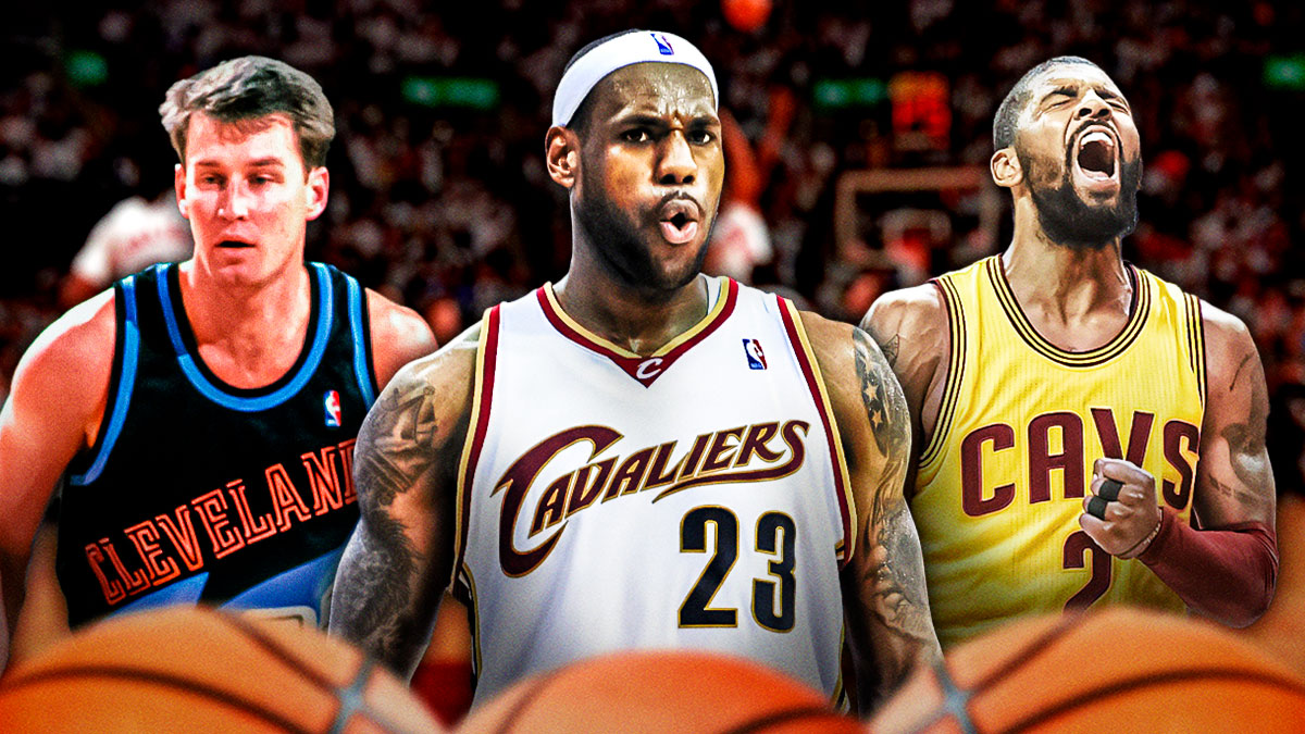 Mark Price, LeBron James, and Kyrie Irving