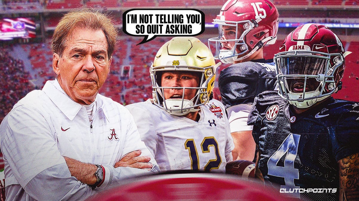 Nick Saban, Alabama football, Jalen Milroe, Ty Simpson, Tyler Buchner