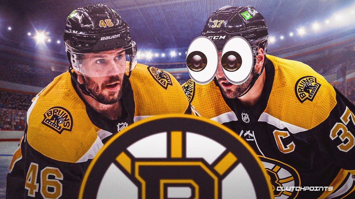 David Krejci, Patrice Bergeron, Bruins