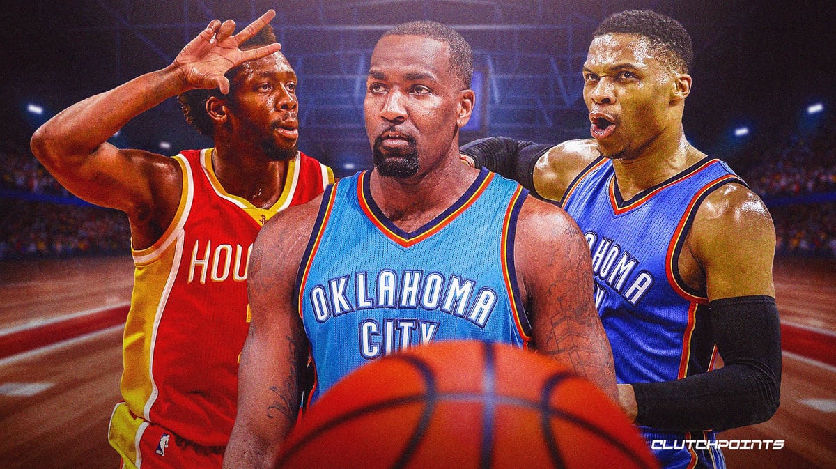 Thunder, Kendrick Perkins, Russell Westbrook, Patrick Beverley