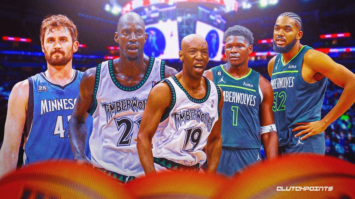 Timberwolves, greatest players, best players, history, rankings, Kevin Garnett, Sam Cassell, Kevin Love, Anthony Edwards, Karl-Anthony Towns