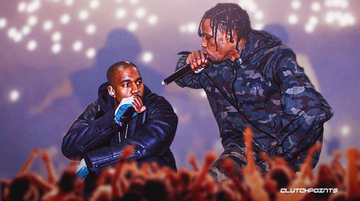 Kanye West Joins Travis Scott Onstage, First Performance Since