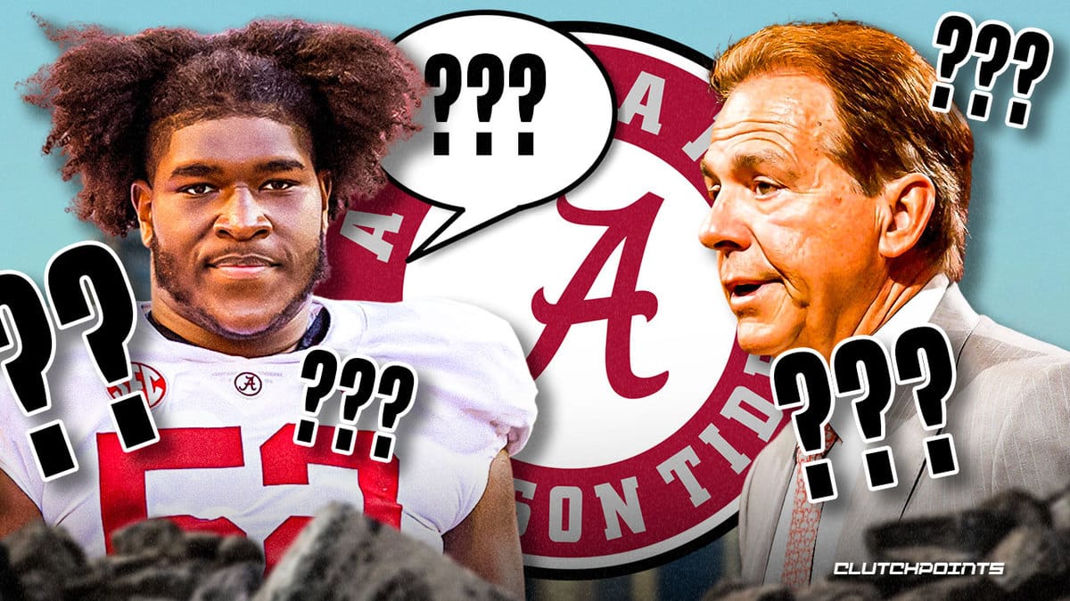 Tyler Booker, Alabama football, Tyler Booker Alabama football, Nick Saban, Nick Saban Alabama football