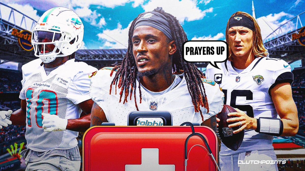 Tyreek Hill, Trevor Lawrence, Daewood Davis, Dolphins, Jaguars, NFL Injury, NFL Preseason