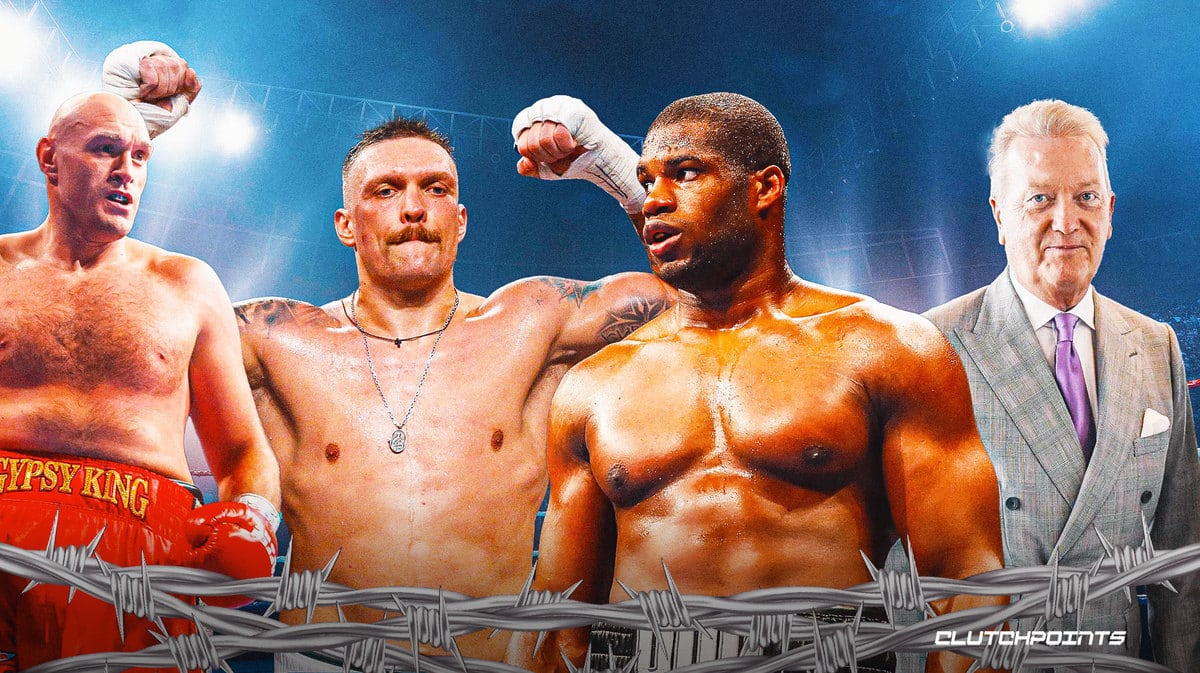Oleksandr Usyk, Tyson Fury, Frank Warren