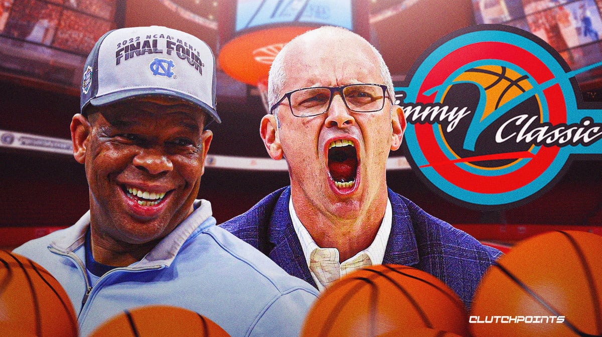 UConn basketball, North Carolina basketball, Dan Hurley, Jimmy V Classic