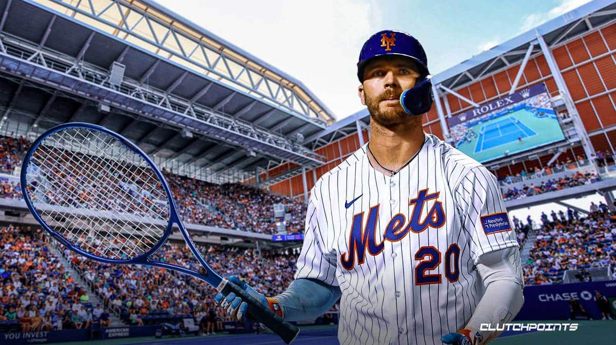 Mets' Pete Alonso goes full Home Run Derby mode at Arthur Ashe Stadium