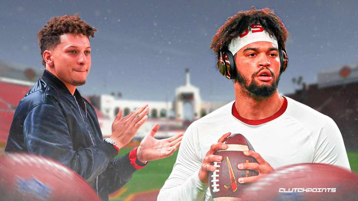 Caleb Williams, Patrick Mahomes, USC Football, USC football QB