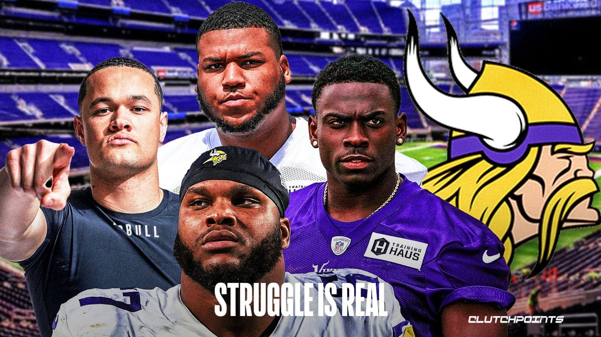 Vikings, NFL Training Camp, Vikings Training Camp, Andre Carter II, Andrew Booth Jr